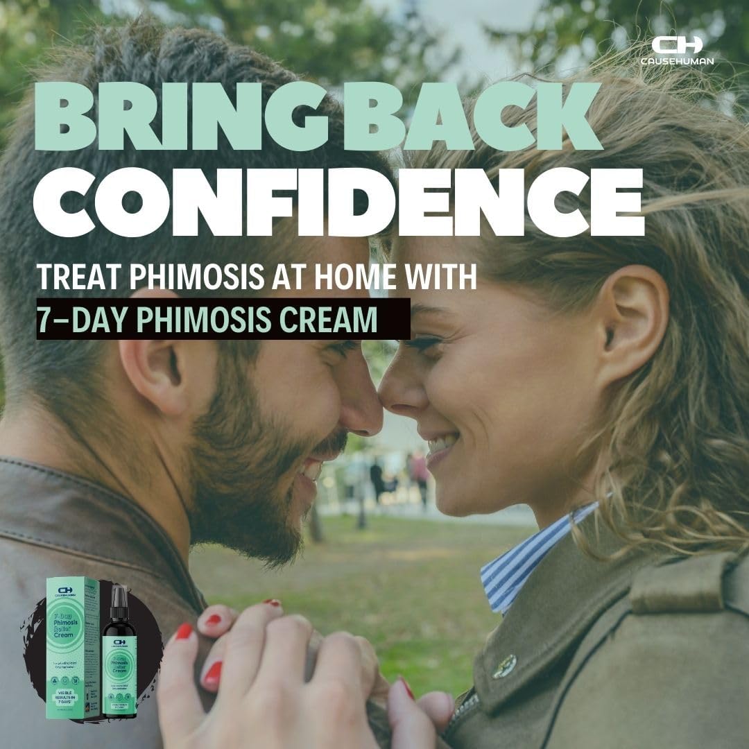 7-Day Phimosis Cream | Steroid-Free Treatment for Fast Relief at Home | Visible Results in 7 Days* | 90g