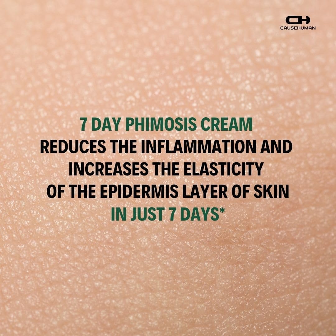 7-Day Phimosis Cream | Steroid-Free Treatment for Fast Relief at Home | Visible Results in 7 Days* | 90g