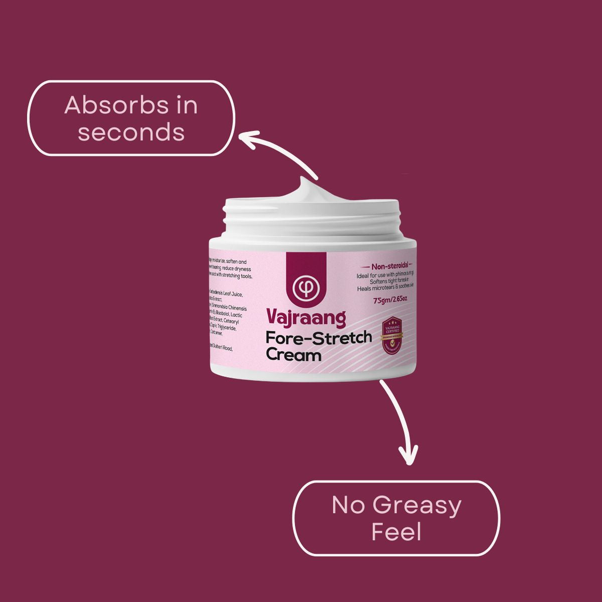Phimosis Fore-stretch cream – for loosening tight skin | 75g