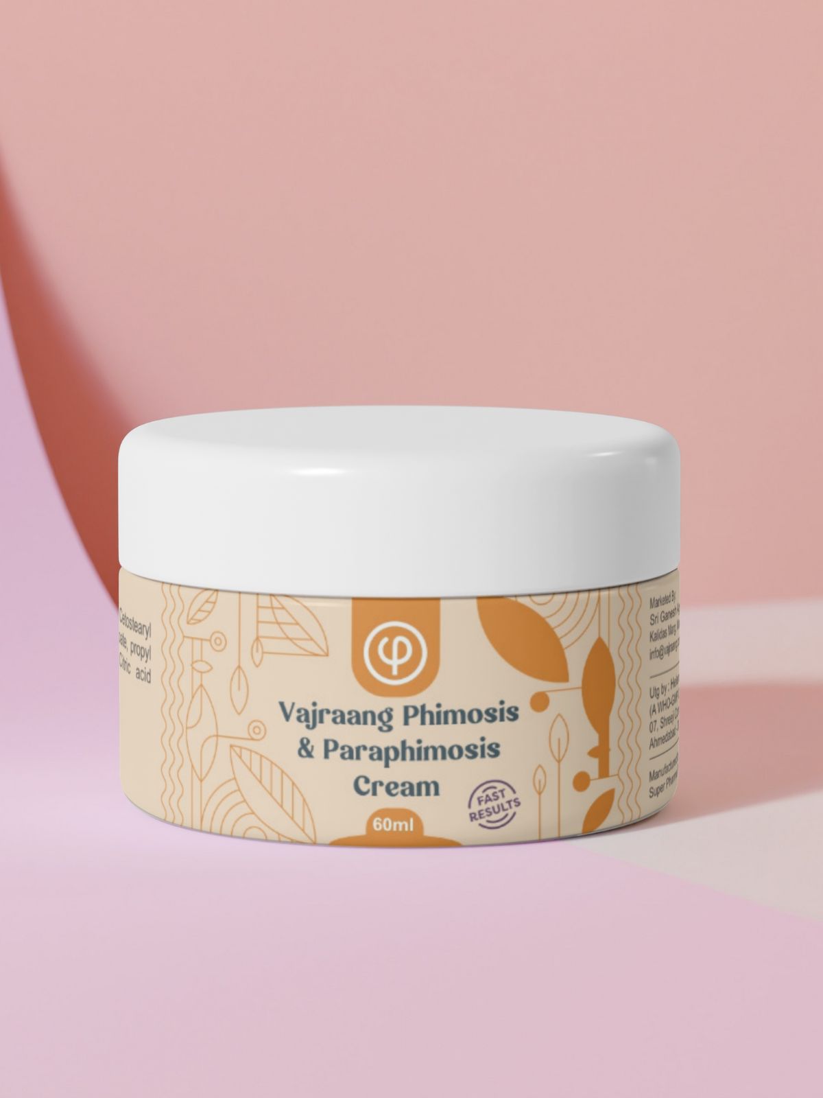 Vajraang Phimosis & Paraphimosis cream – Fast results – 60g