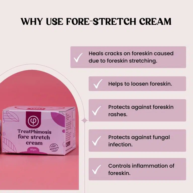 Phimosis Fore-stretch cream – for loosening tight skin | 75g