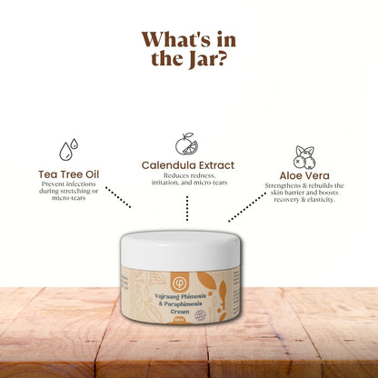 Vajraang Phimosis & Paraphimosis™ cream – Fast results – 60g