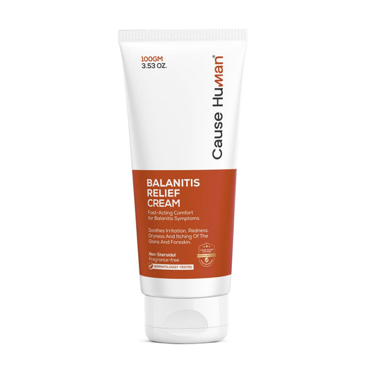 Balanitis Relief Cream for Men – Soothes Redness, Itching & Dryness – Safe for Glans & Foreskin – 100g