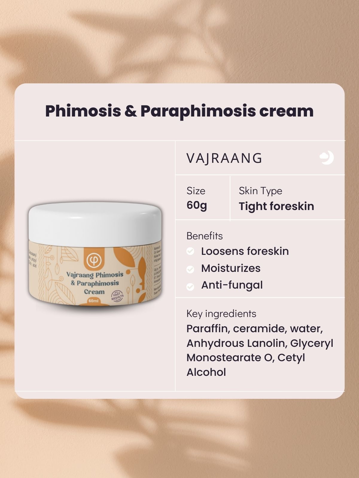 Vajraang phimosis mini combo with phimosis creme & phimosis oil