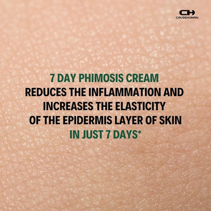 7-Day Phimosis Cream | Steroid-Free Treatment for Fast Relief at Home | Visible Results in 7 Days* | 90g