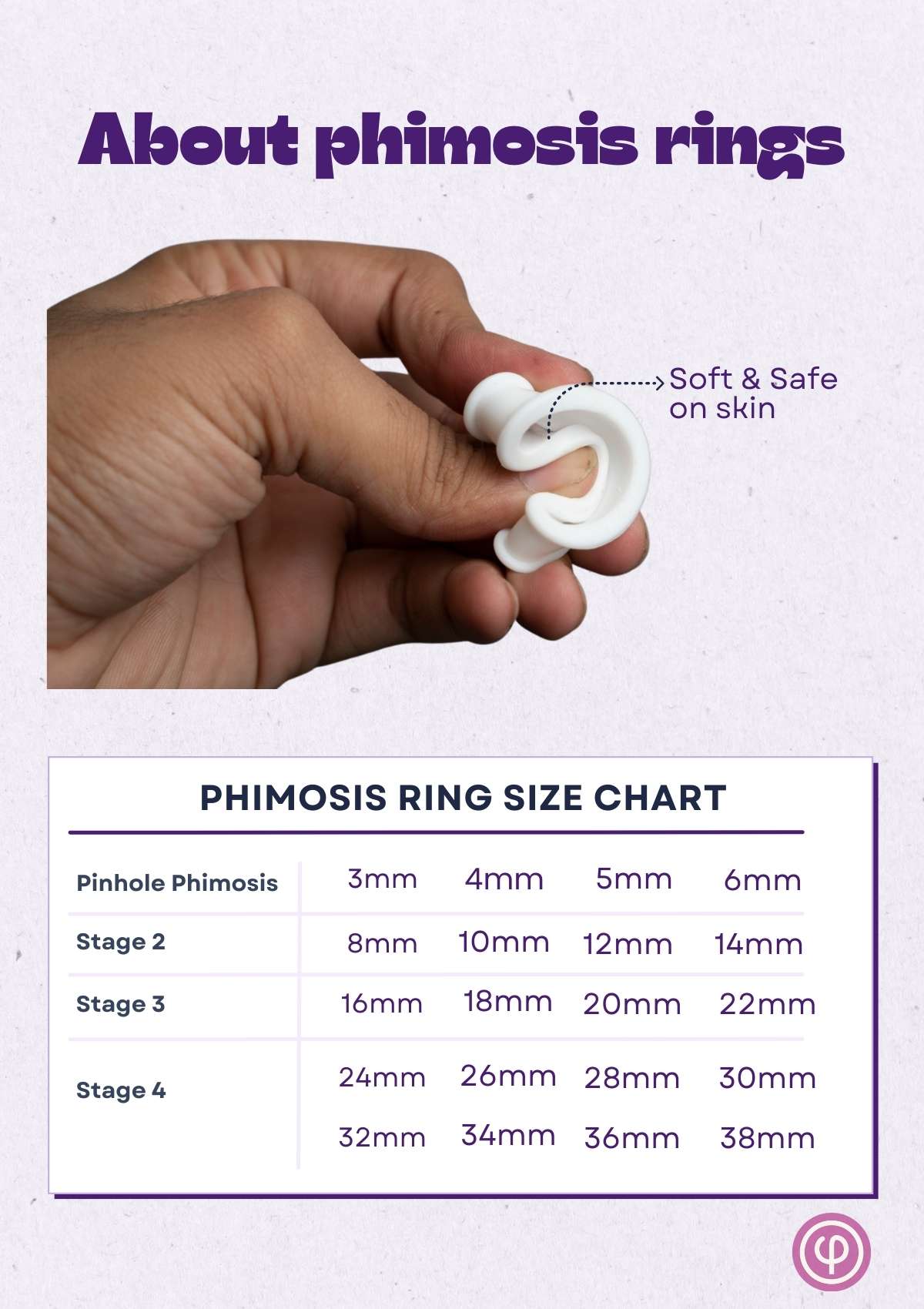 Phimosis Stretching Rings (20 Rings set) With fore-stretch phimosis cream, Extra virgin coconut oil, Ring removal tool and ‘How to use’ booklet