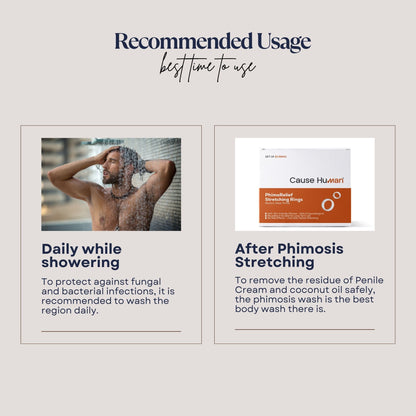 Phimosis Body Wash for Men | 100ml | For healthy skin down there