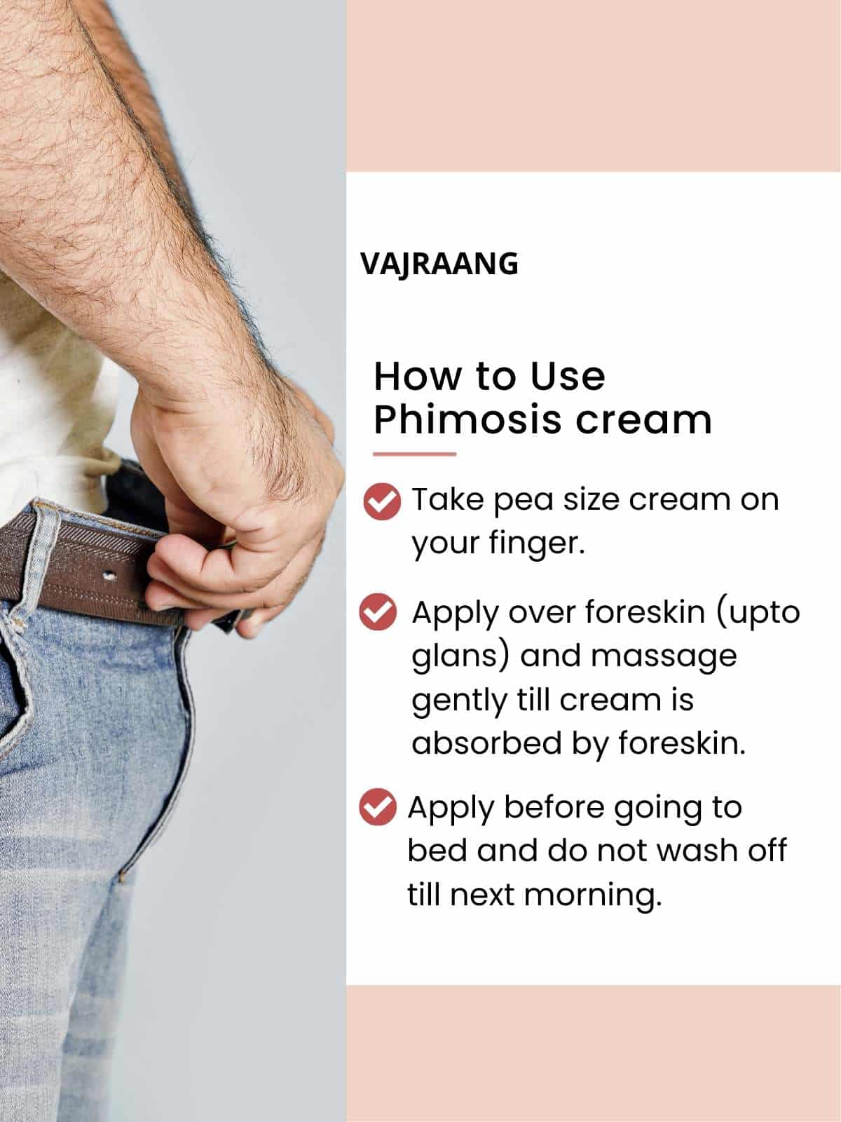 Vajraang phimosis mini combo with phimosis creme & phimosis oil