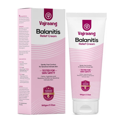 Balanitis Relief Cream for Men - 15 day relief cream - Soothes redness, inflammation and itchiness - 100g