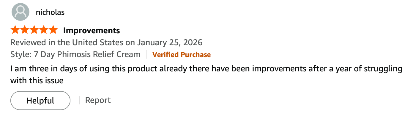 phimosis cream review